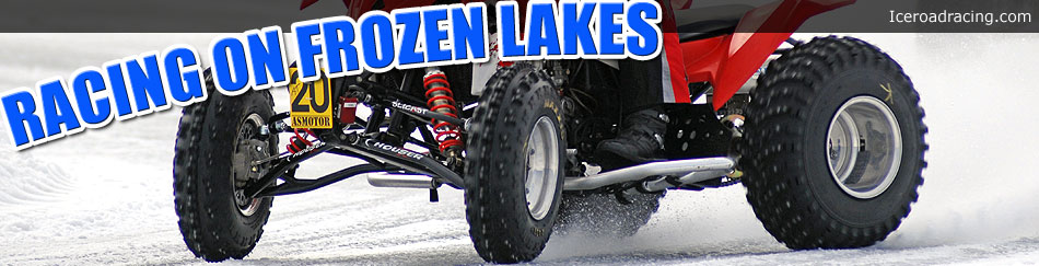 Roadracing on frozen lakes