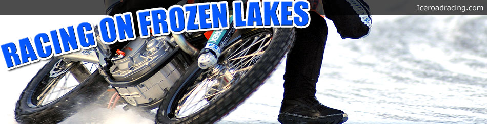 Roadracing on frozen lakes